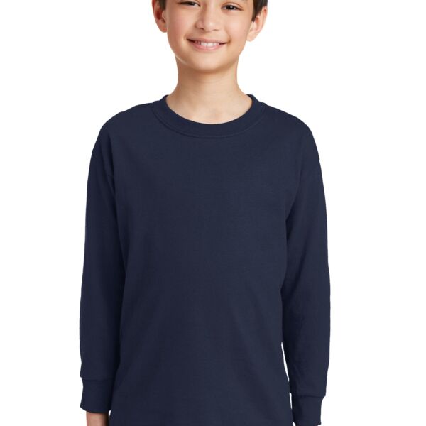 Youth 5.4oz Cotton Long Sleeve T-Shirt Thumbnail